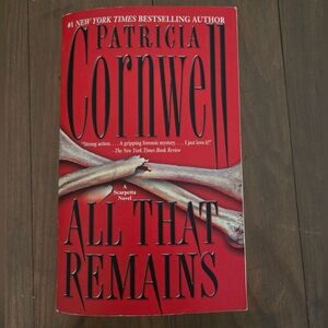All That Remains By Patricia Cornwell Book